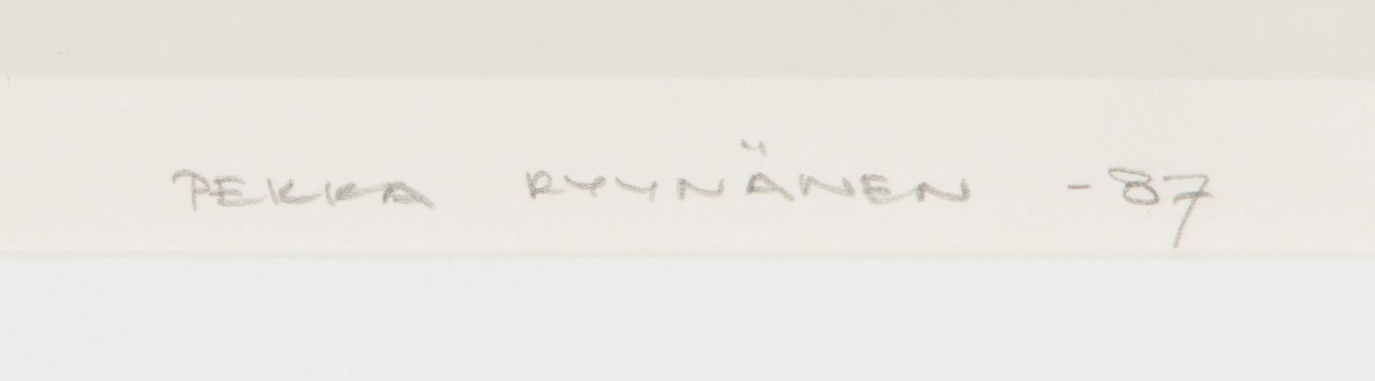Pekka Ryynänen, Composition.