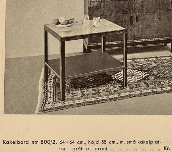 Svenska Möbelfabrikerna, a table model "800/2", Bodafors, 1930s.