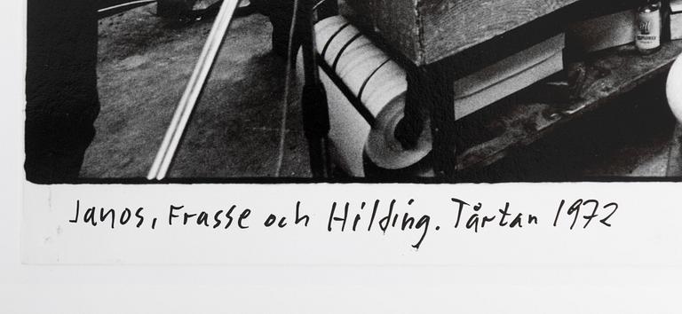 Carl Johan De Geer, "Janos, Frasse och Hilding. Tårtan 1972".