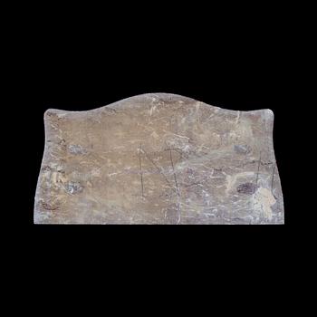 STENSKIVA, belgisk marmor, rokokostil.