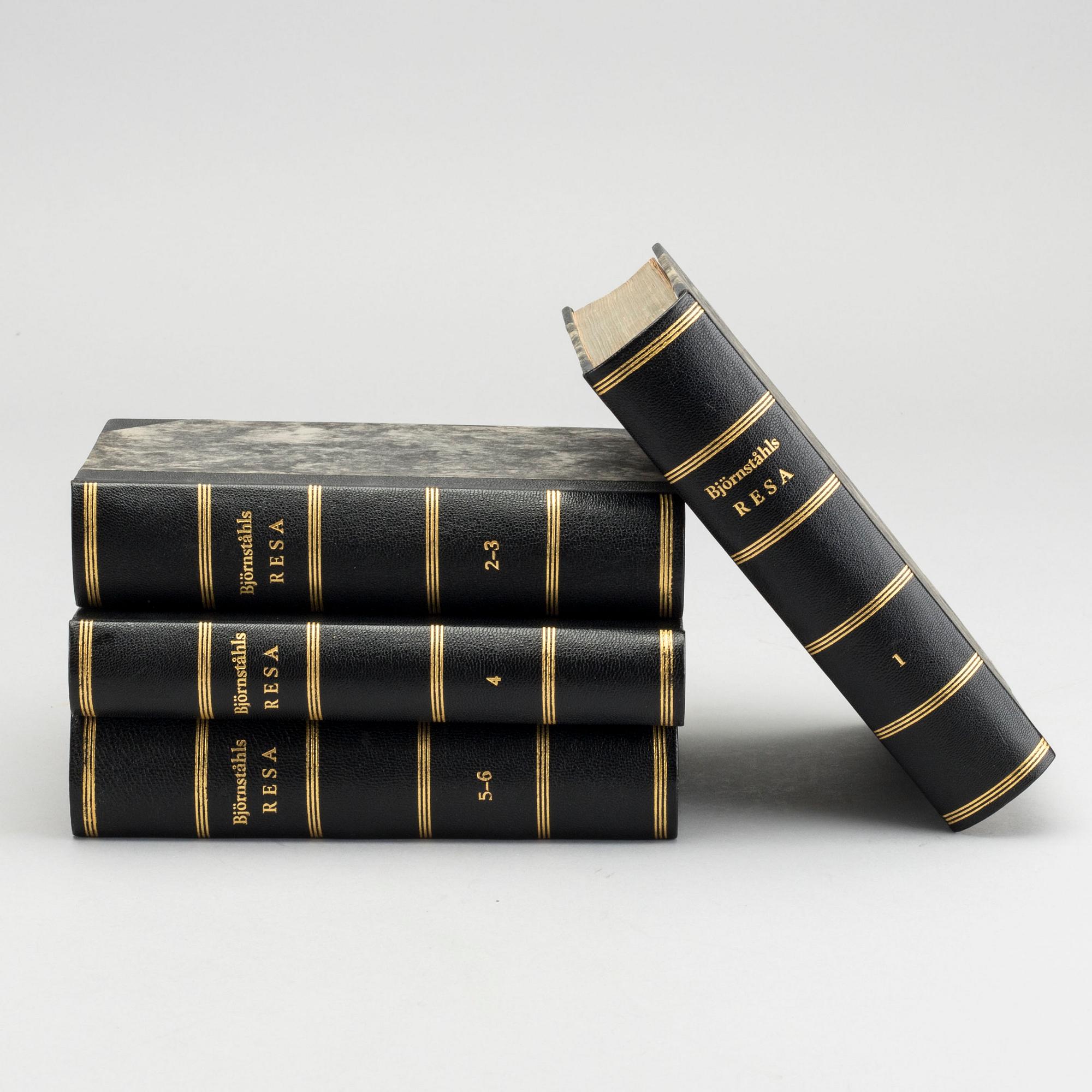 JACOB JONAS BJÖRNSTHÅL, Resa till Frankrike, Italien..." Tryckt hos And. Jac. Nordström Stockholm 1780.