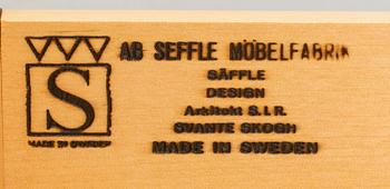 A vitrine cabinet by Svante Skogh for Seffle Möbelfabrik, second half of the 20th century. CITES-certificate.