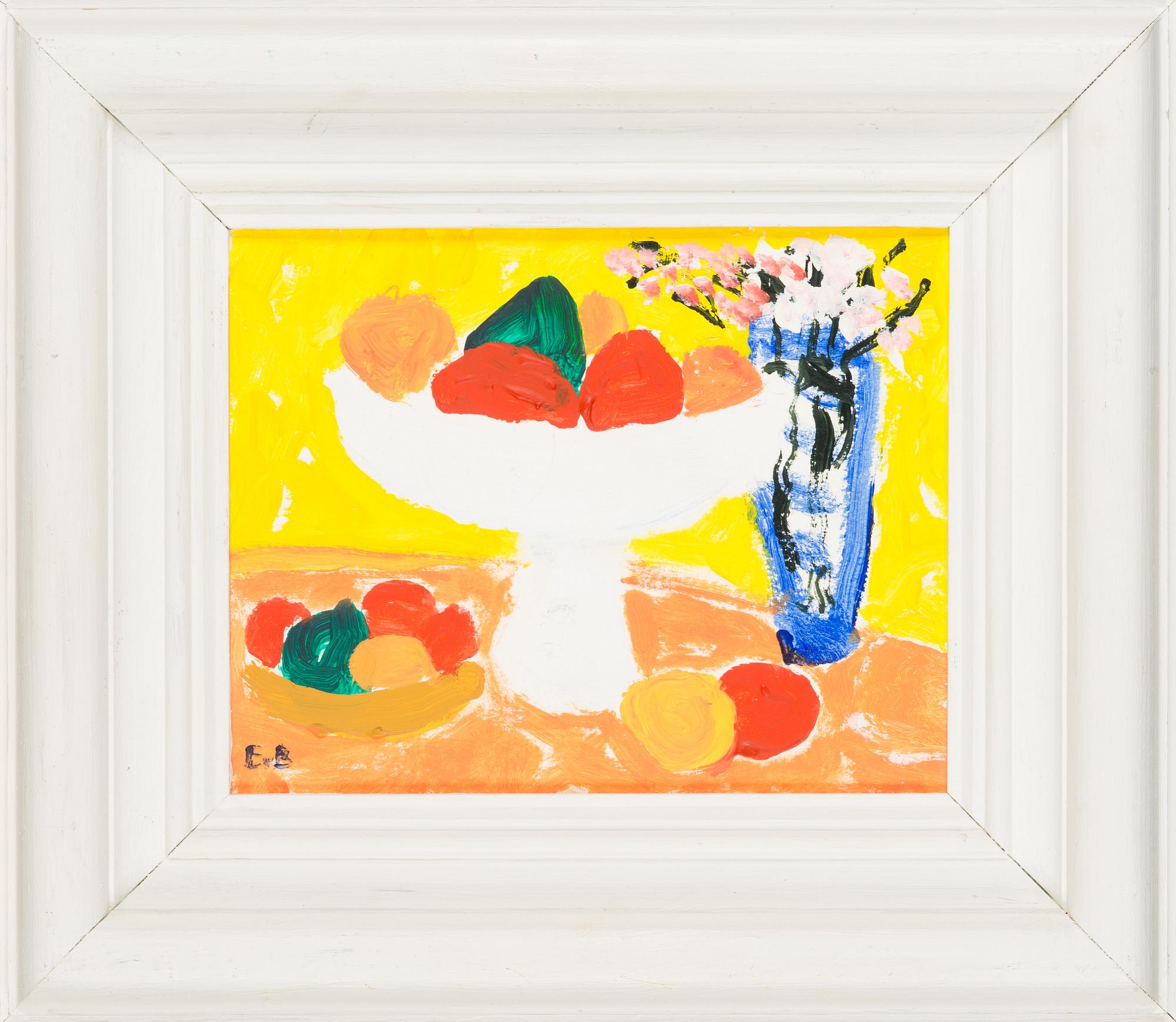 Eero von Boehm, acrylic on board, signed.