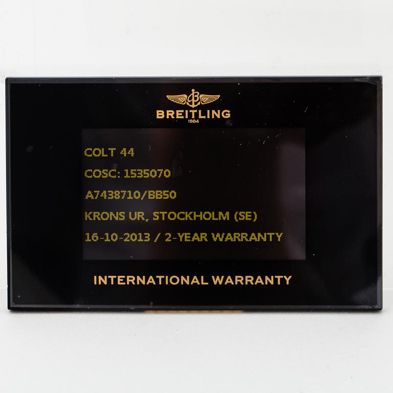 BREITLING, Colt 44 (500M/1650FT), Chronometre, wristwatch, 44 mm.