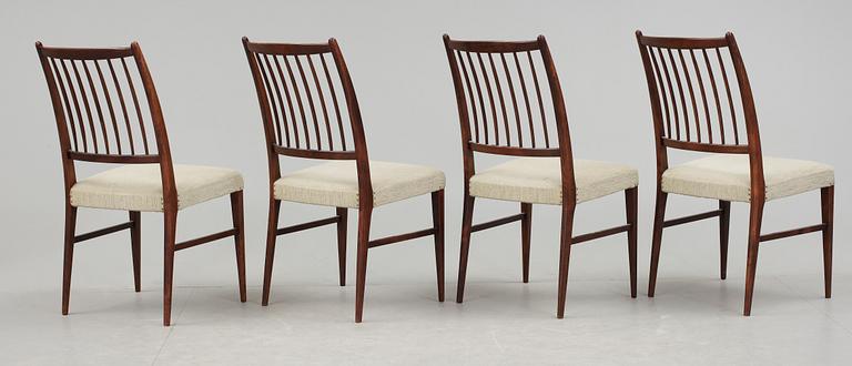 MATBORD samt STOLAR, 4 st, Svante Skogh, 1960/70-tal.