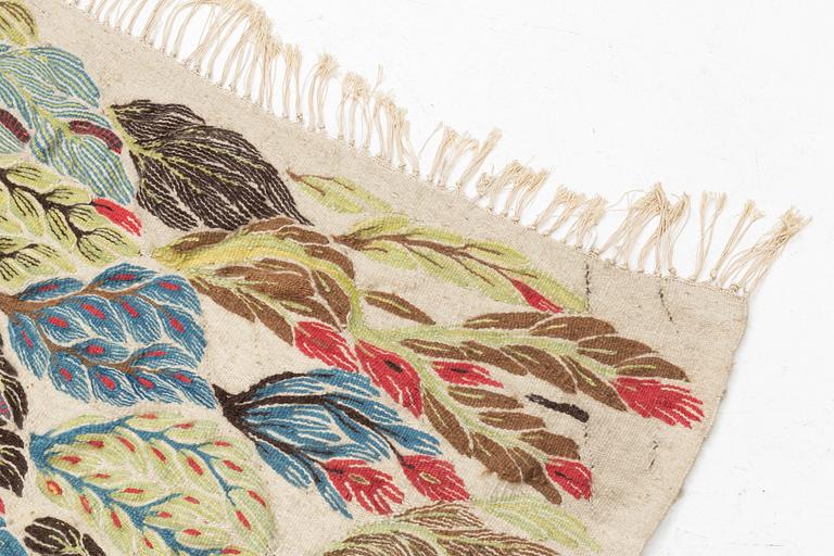 A 'Flower Bed' wall hanging, Ateyat Selim, Egypt, c. 165 x 103 cm.