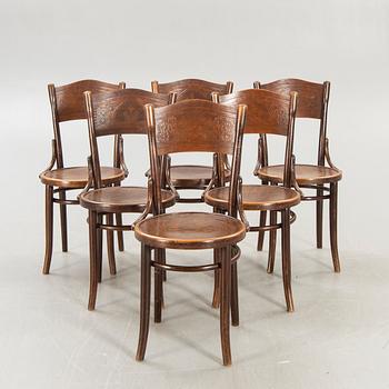 A set of six Thonet chairs first half of the 20th century.