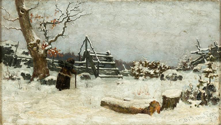 Didrik von Essen, Vinterlandskap.