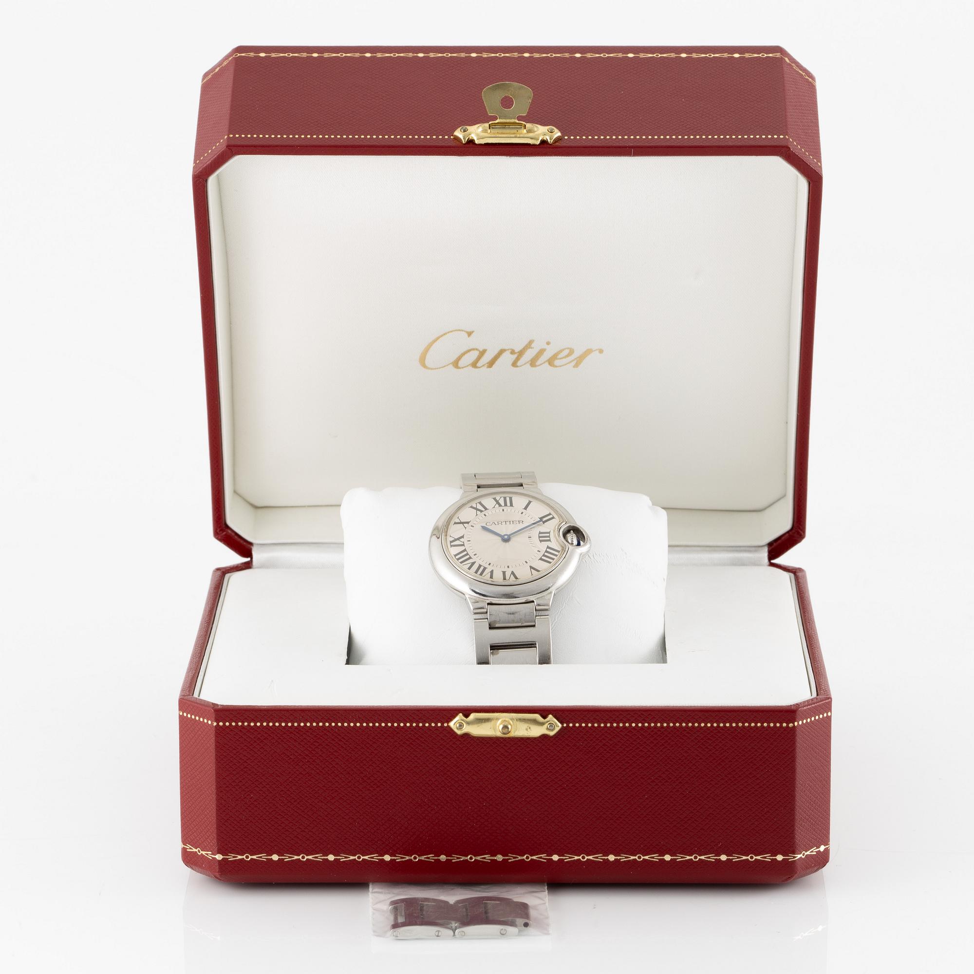 Cartier, Ballon bleu de Cartier, wristwatch, 36 mm.