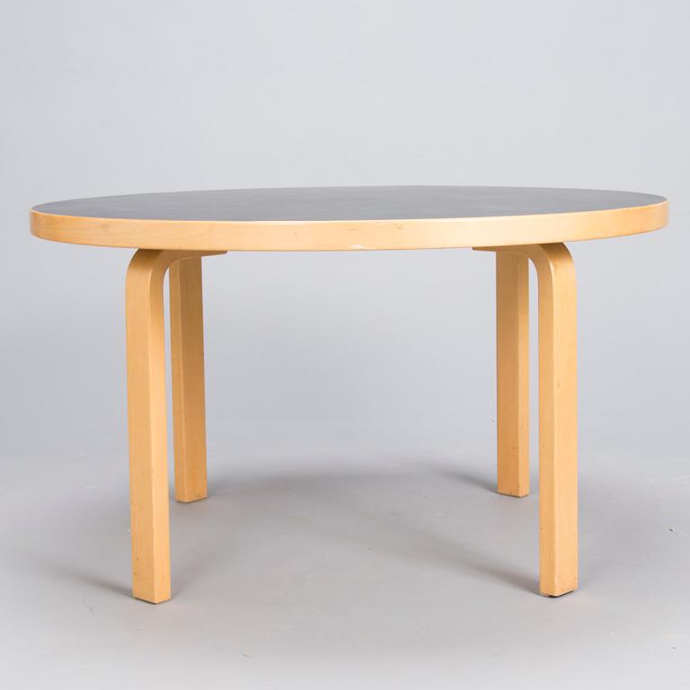 ALVAR AALTO,  a late 20th century  '90A', table for Artek.