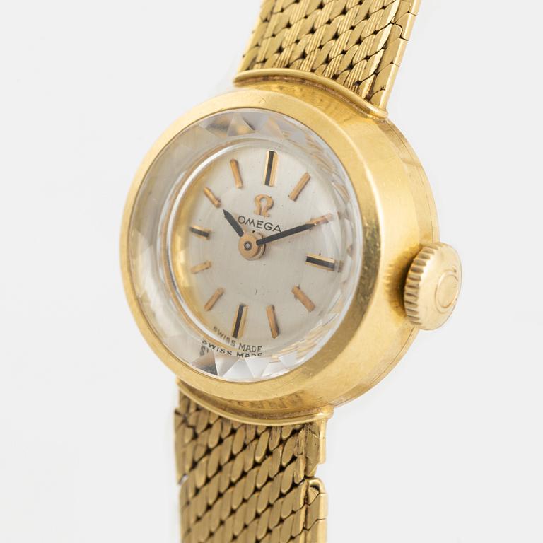 Omega, wristwatch, 17,5 mm.