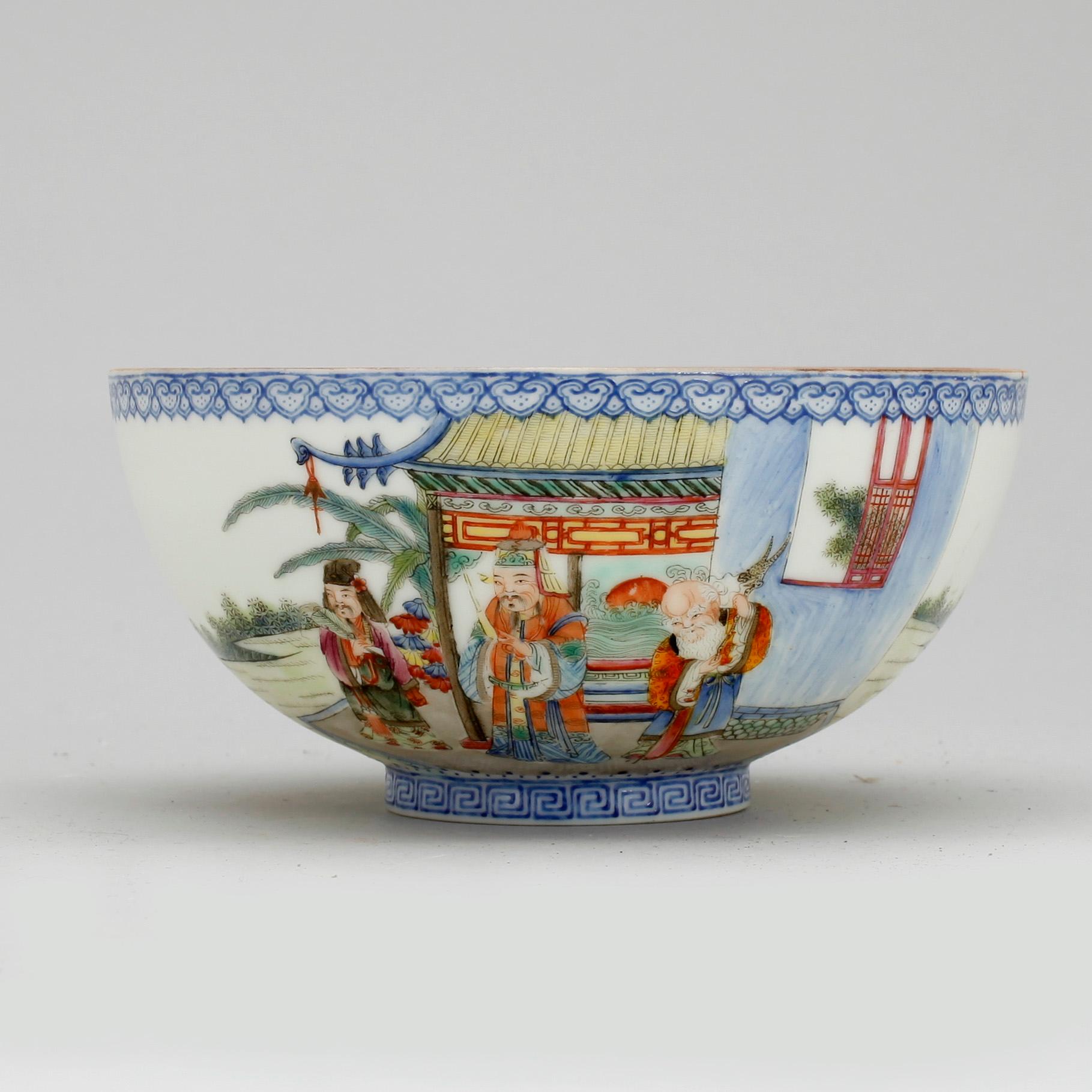SKÅL, äggskalsporslin, Republik (1912-49), Kina.