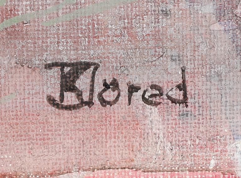 KRISTINA JÖRED, olja på duk, signerad.