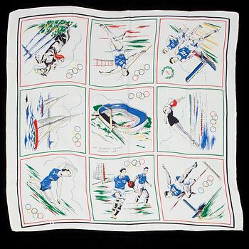 OLYMPIAHUIVEJA, 2 kpl, viskoosia, Helsinki 1952.