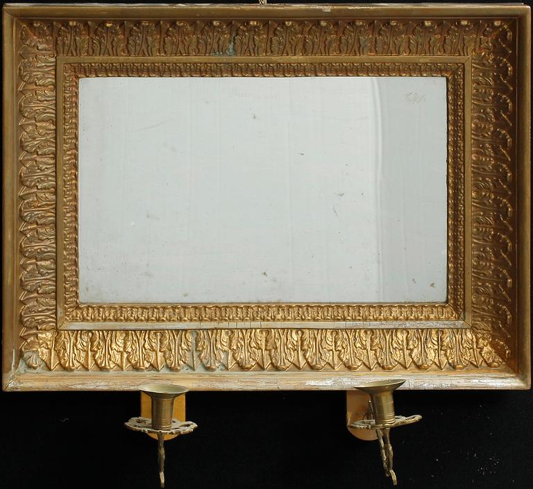 SPEGELLAMPETT, senempire, 1800-talets mitt.