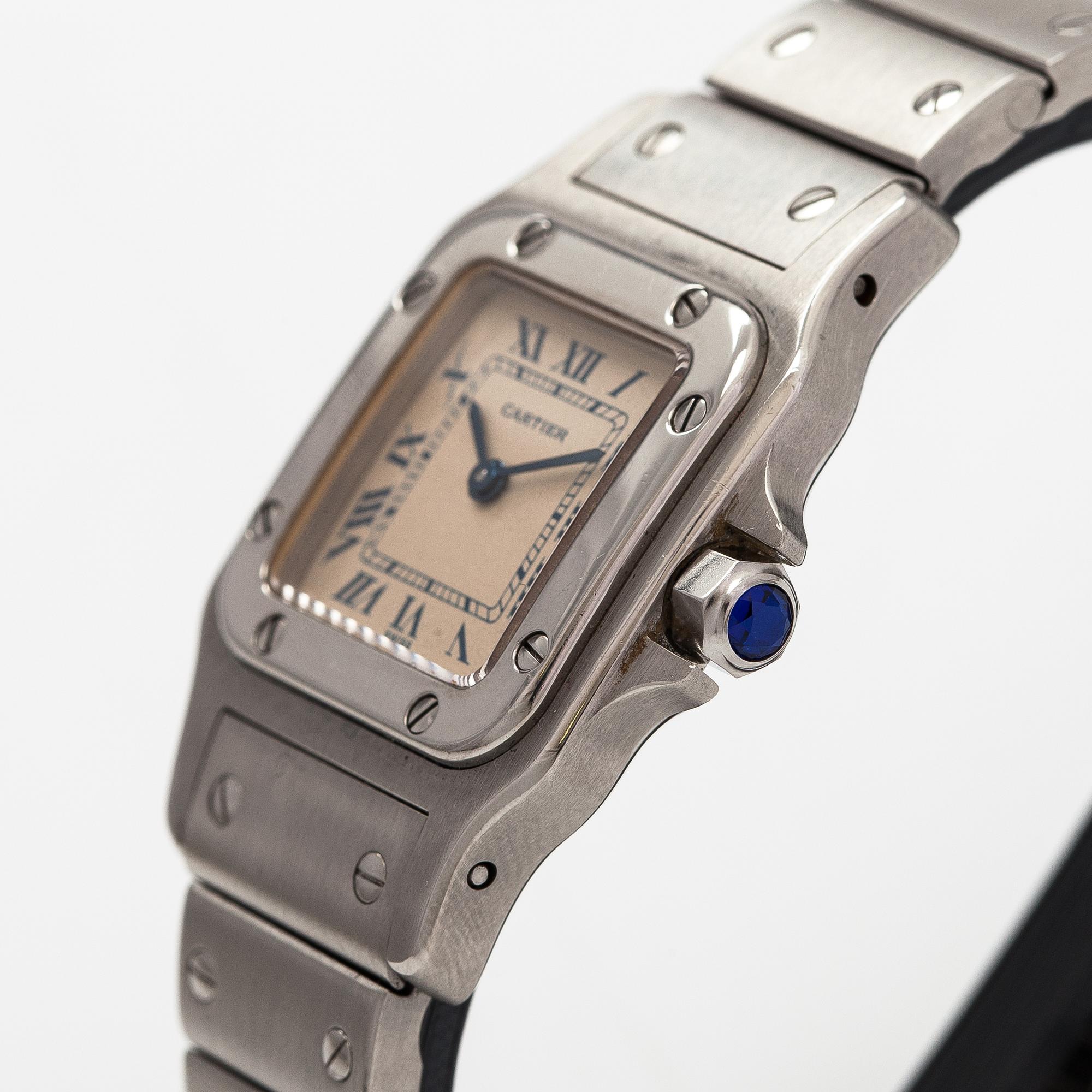 Cartier Santos, rannekello, 24 mm.
