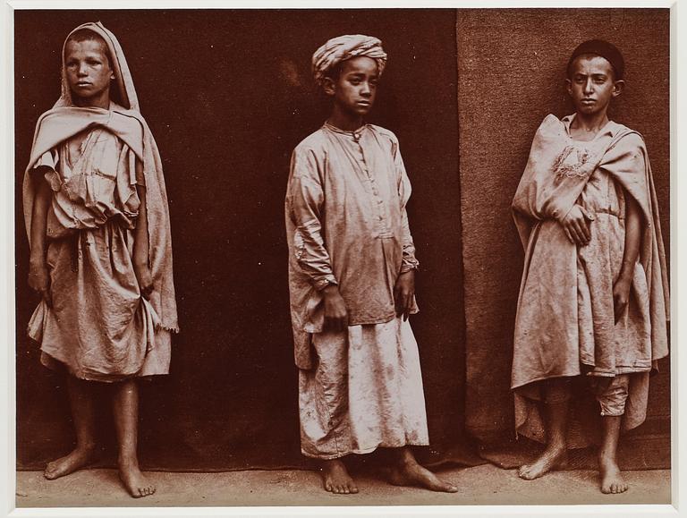 12 photographs of Kabylian children, ca 1910.