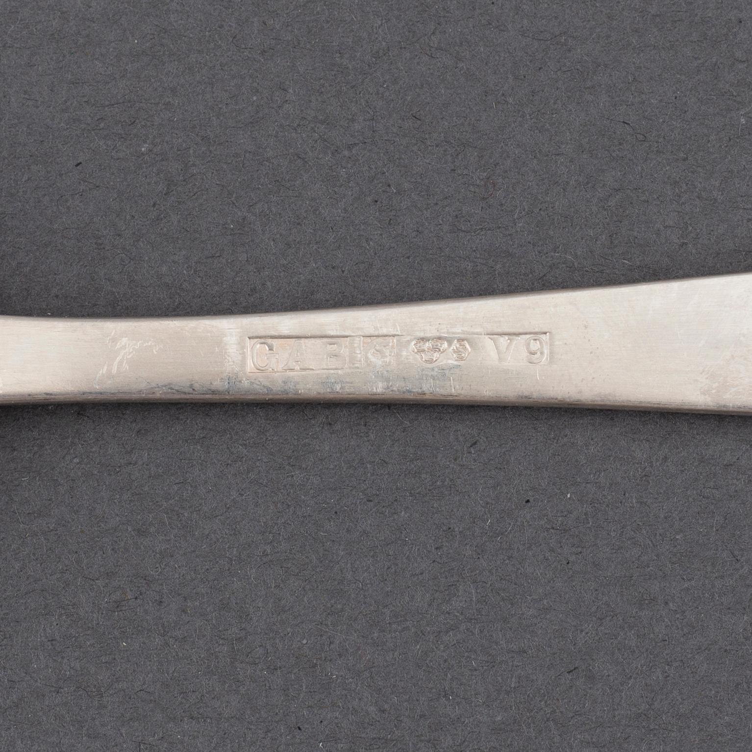 JACOB ÄNGMAN, a part 'Rosenholm' silver cutlery, GAB, Stockholm, 1970/80s (16 pieces).