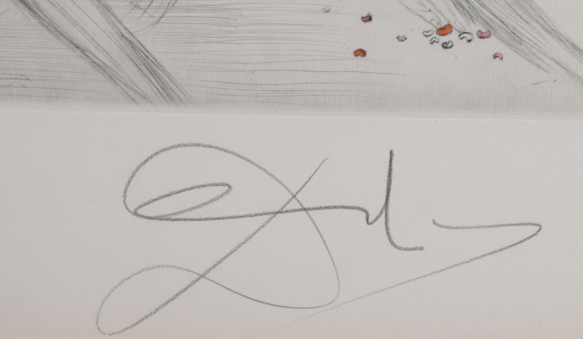 Salvador Dalí,  "Le Vieil Hippie", From Hippies.