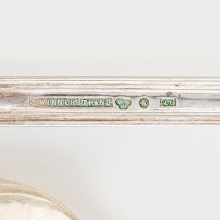 A 112 pcs silver cutlery set. CG Hallberg, 1920s/30s.