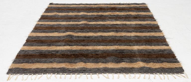 A Turkish 'Mohair' rug, c. 200 x 133 cm.