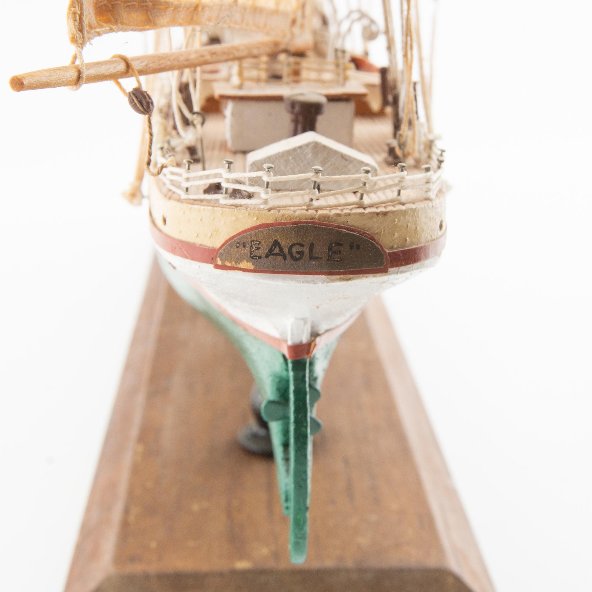 Modellbåt 1900-tal.