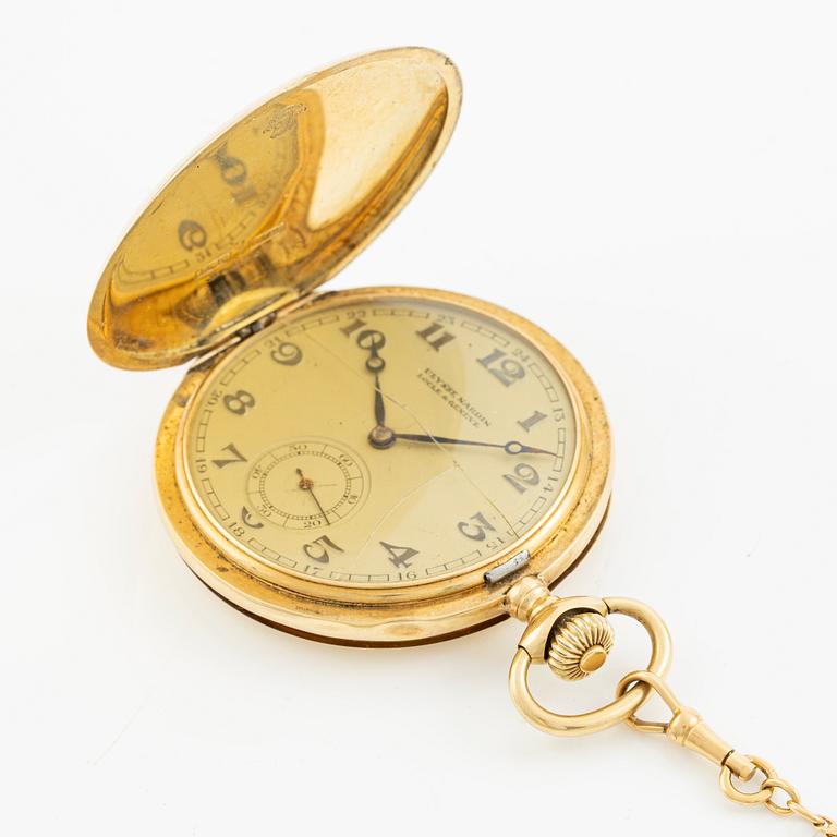 Ulysse Nardin, pocket watch, hunter, 52 mm.