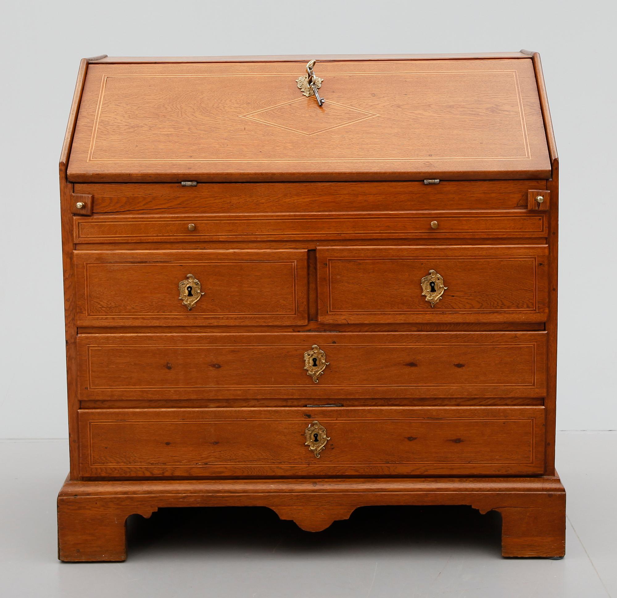 SNEDKLAFFSEKRETÄR, senbarock, 1700-tal.