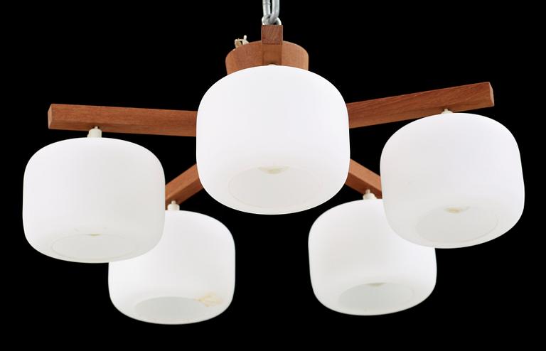 TAKLAMPA, troligen Uno och Östen Kristiansson, Luxus, Vittsjö.1950/60-tal.  Höjd ca 24 cm.