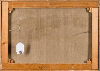 NÖMMIK JUHAN, olja på duk, signerad och daterad -63.