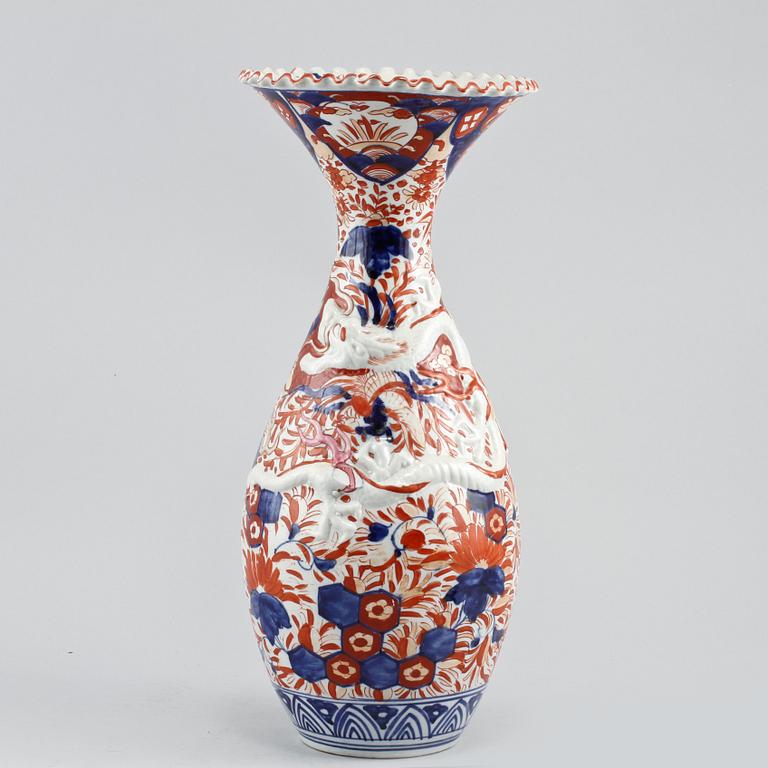 VAS, porslin, Imari,  Japan, sent 1800-tal.