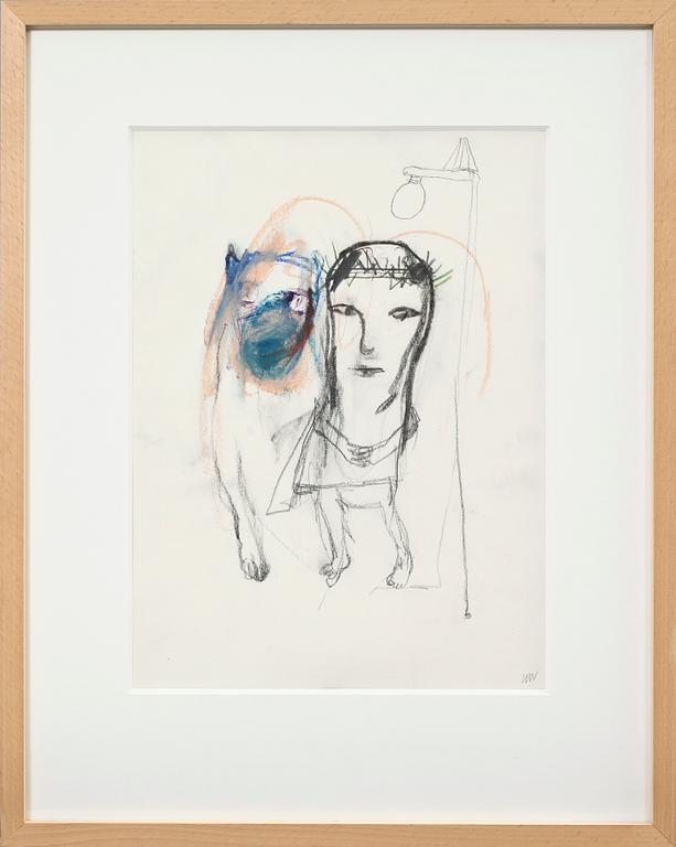 KARIN WIKSTRÖM, blandteknik, sign.