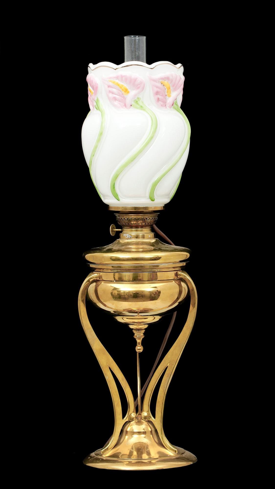 BORDSFOTOGENLAMPA, jugendstil, 1900-talets andra hälft.