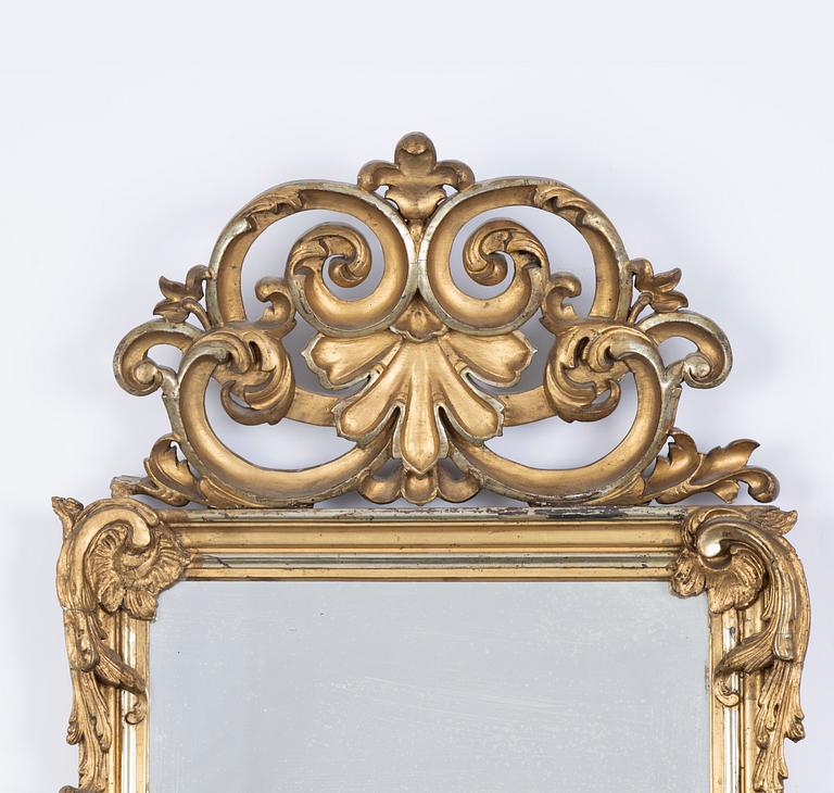 Spegel, nyrokoko, omkring 1900.