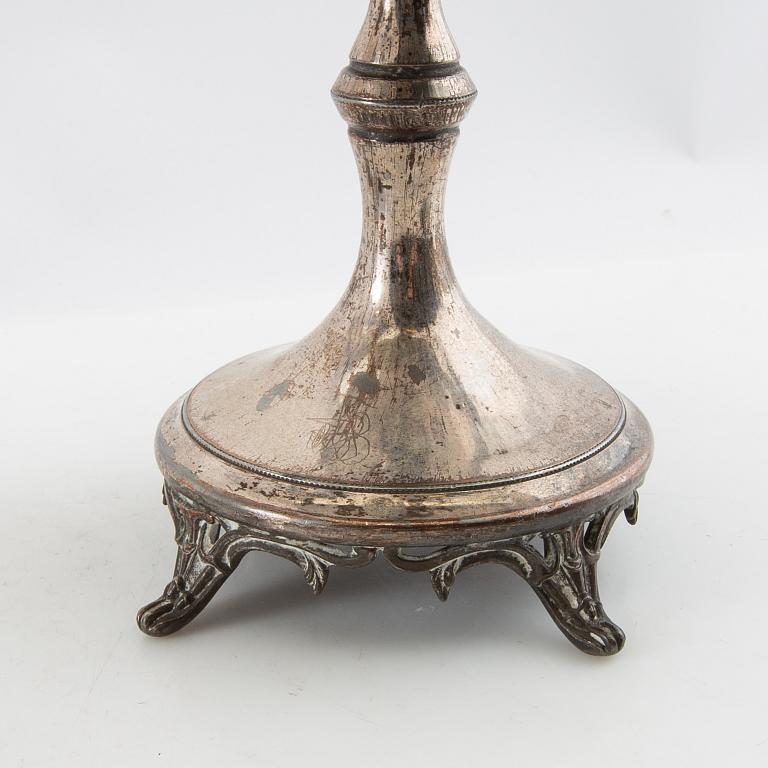 Sugar bowls 2 pcs, silver plate, early 20th century.