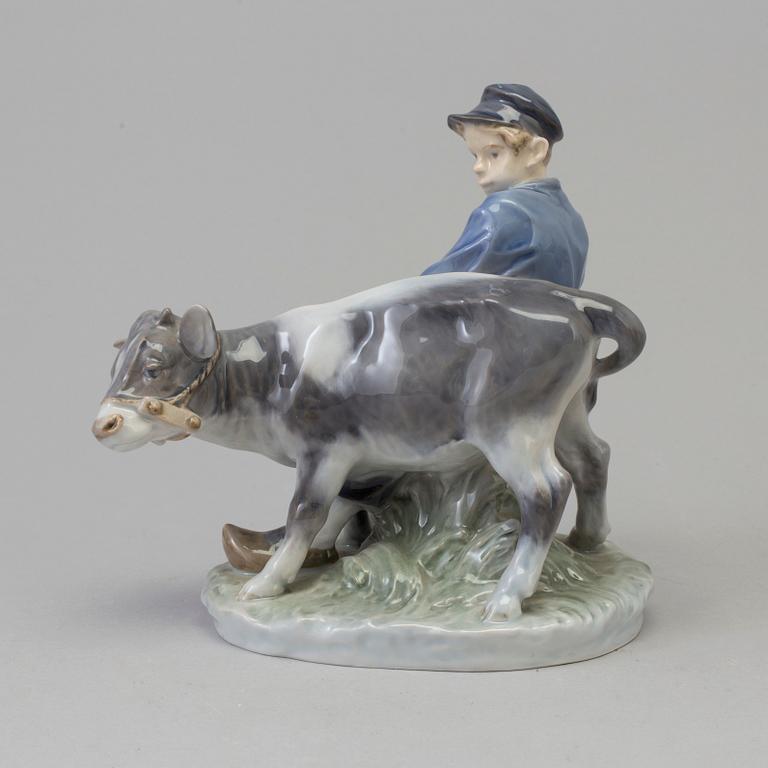 FIGURGRUPP, porslin. Royal Copenhagen, Danmark, 1960-tal.