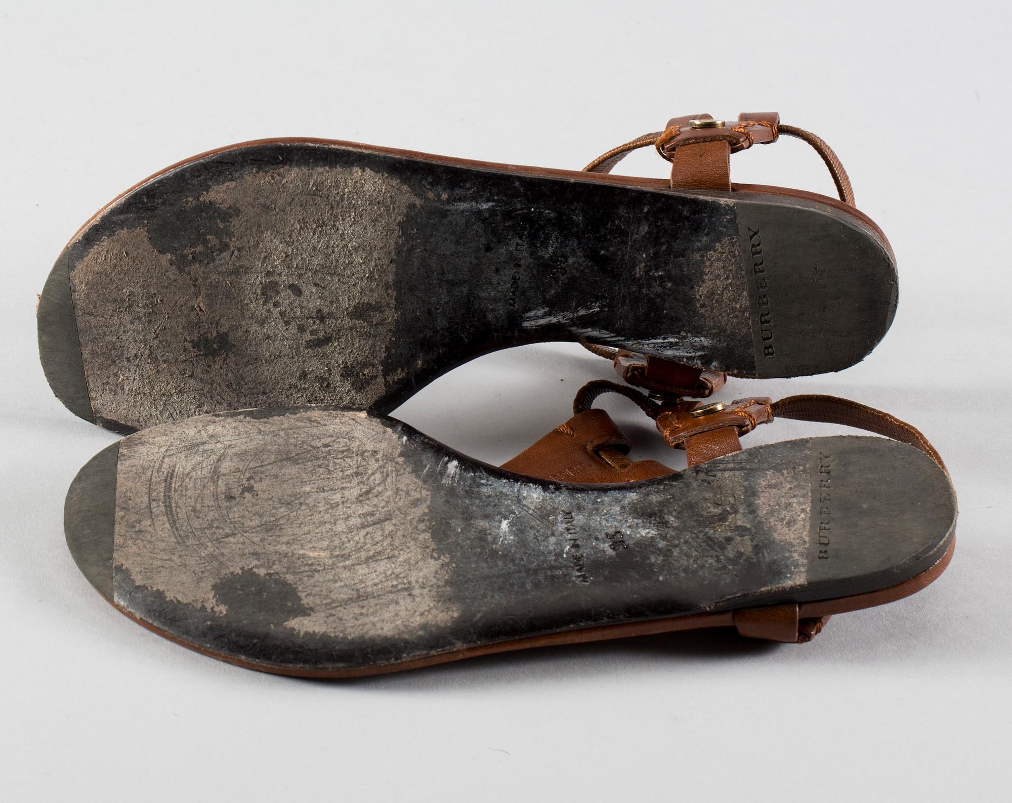 SANDALER, ett par, Burberry.