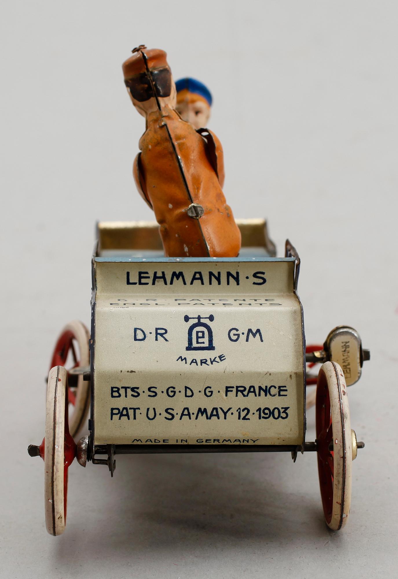 LEKSAK, plåt, Lehmann's, Tyskland, tidigt 1900-tal.