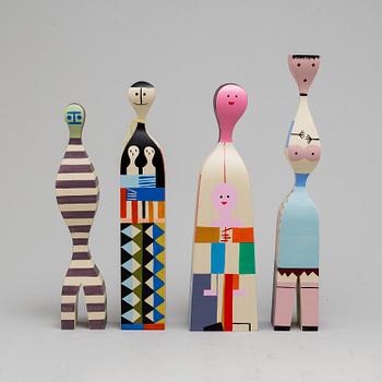 ALEXANDER GIRARD, four wooden dolls, Vitra.