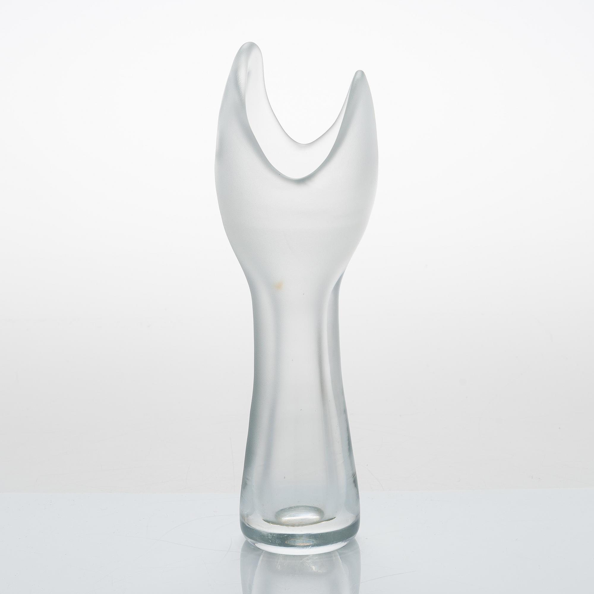 Timo Sarpaneva, konstglas, signerad Timo Sarpaneva 1956. Iittala.