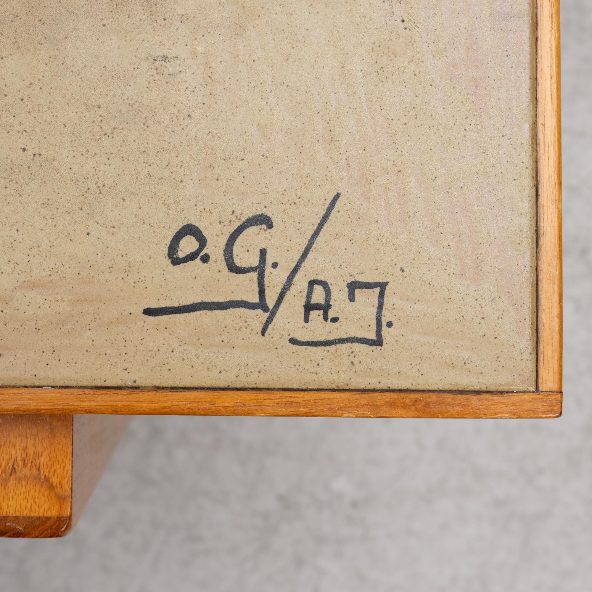 Soffbord, Danmark, 1900-talets andra hälft.