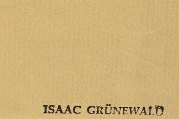 Isaac Grünewald, Sittande modell.