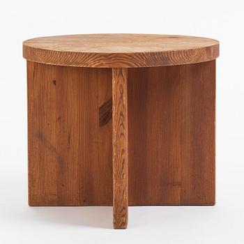 Axel Einar Hjorth, a stained pine "Lovö" table, Nordiska Kompaniet, Sweden, 1930s.