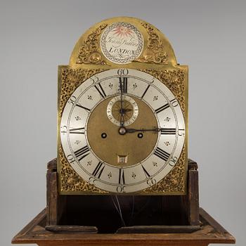 A mahogany veneered grandfather clock by John Parkes London.