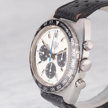 HEUER, Autavia, "Jo Siffert", kronograf, armbandsur, 42,5 mm,