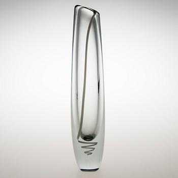 GUNNEL NYMAN, A 'Serpentine' glass vase, signed G. Nyman, Nuutajärvi Notsjö -57.