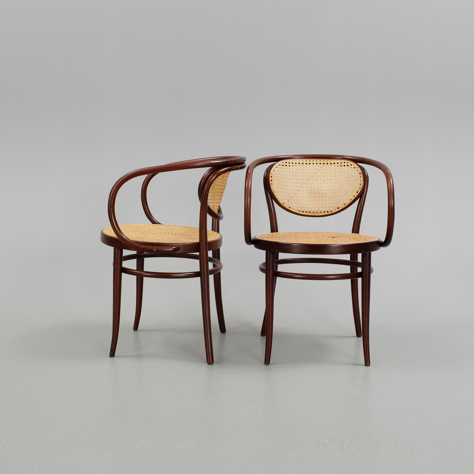 KARMSTOLAR, 4 st, Thonet, "Thonet 80", 1900-talets slut.