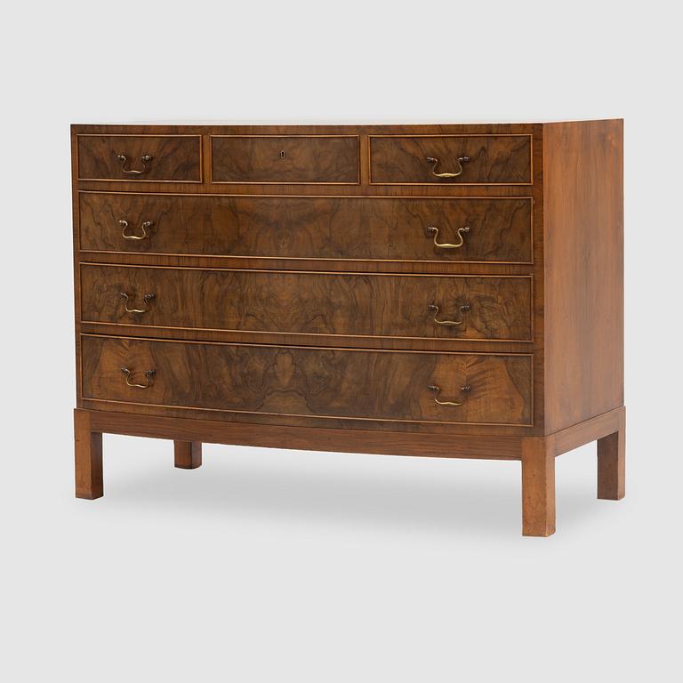 Ole Wanscher, a chest of drawers, Illums Bolighus, Denmark, mid 20th century.