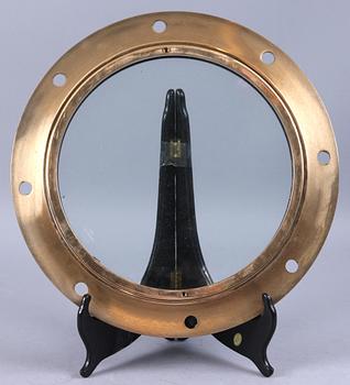 FÖNSTERVENTIL, mässing och glas, 240 mm.