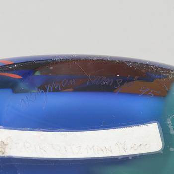 Jan-Erik Ritzman, a glass vase, Transjö 1995.